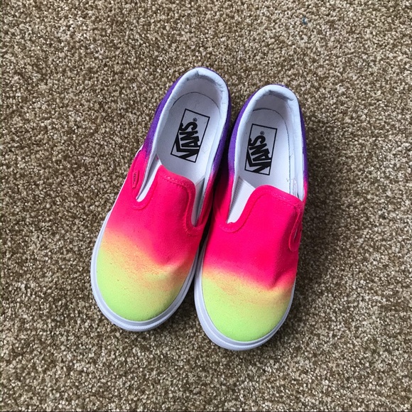 girls vans size 10